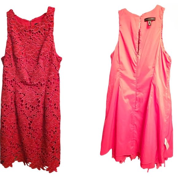 Aidan Mattox Dresses & Skirts - EUC | Aidan Mattox | Crochet Midi Dress | Size: 14